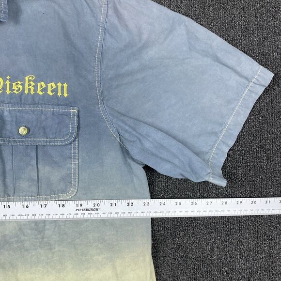 MISKEEN ORIGINALS Plaid Shirt Y2K Mens Short Sleeve Button Shirt Size 2X - Picture 5 of 6